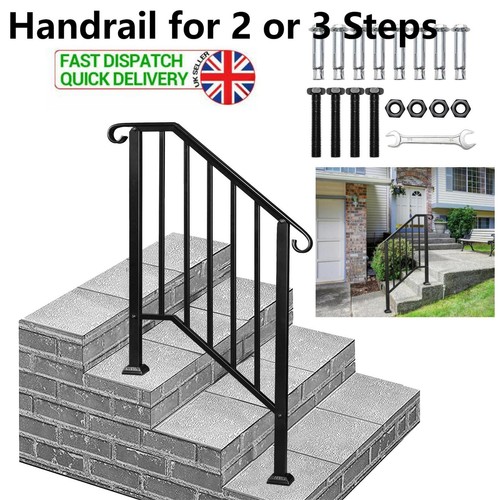 Outdoor stair railing metal - railing,