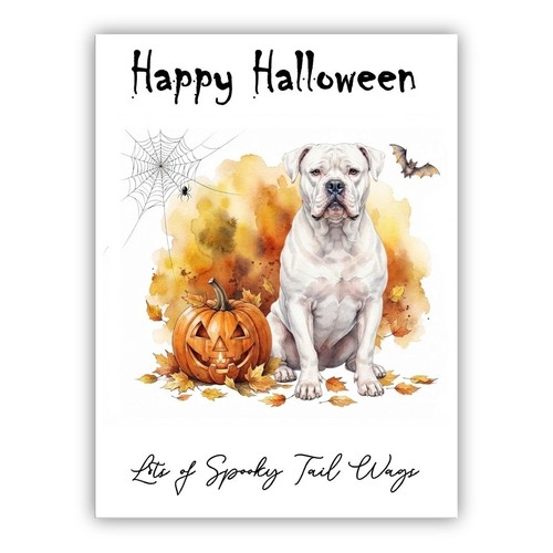 American bulldog dog halloween - american,