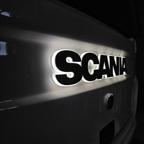 Backlit grille badge system - backlit,