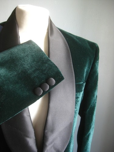 Velvet tuxedo jacket - velvet,