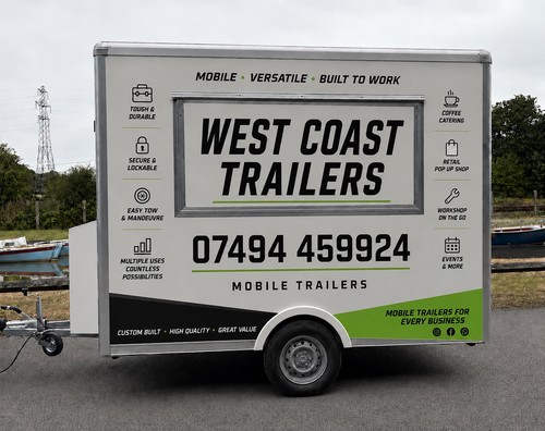 Catering trailer burger mobile - catering,