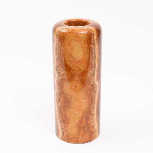 Massive vtg carved marble - vtg, vase