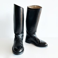 FRENCH POLICE CRS BOOTS EU42 XXL CALF US8.5 UK8 ROB BLUF FETISH MISTER B ROB
