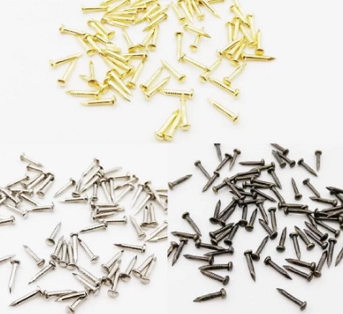 Asst sizes colours brass pins - asst,