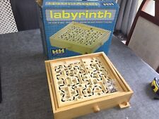 LABYRINTH WOODEN BOARD GAME BY H & H GAMES VGC