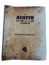 Austin Cambridge A55 Mark 11 & A60 Factory Workshop Manual Original 1963