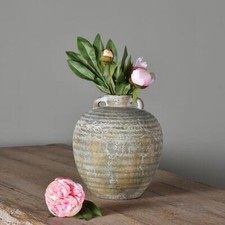 Grey Rustic French Urn Vase