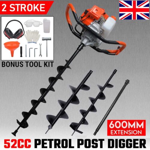 52cc petrol post hole borer - petrol,