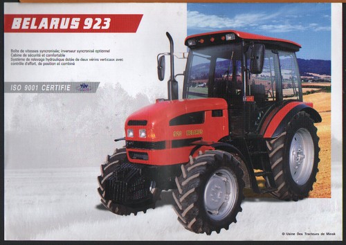 Belarus 923 tractor brochure - "923",
