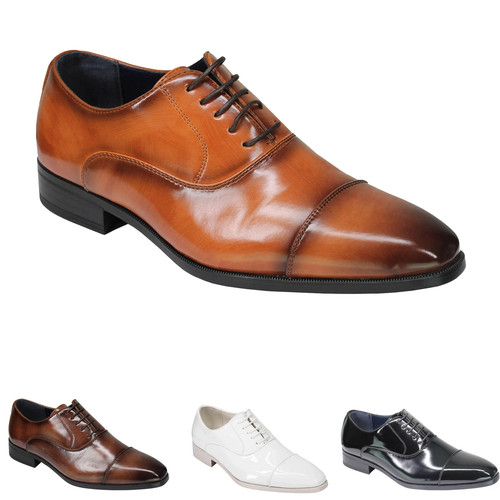 Mens patent leather lined - leather,