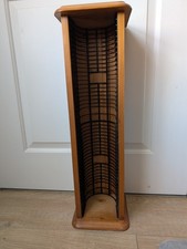Wooden Pine CD Storage Tower