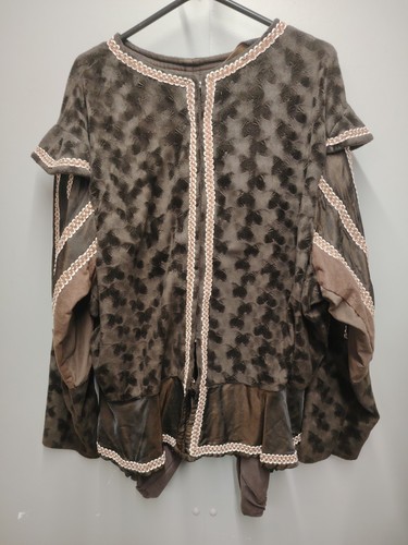 Men brown doublet elizabethan - doublet,