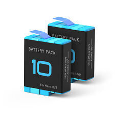 2 PACK Batteries For GoPro Hero 9 Hero10 Black AHDBT-901 ADDBD-001 Hero 9/10