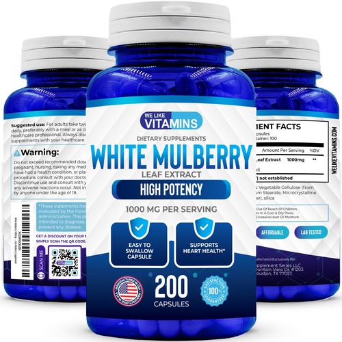 White mulberry 1000mg 200 - white,