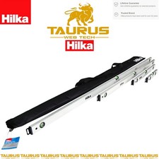 4Pc HILKA 12" 24" 48" 72" Spirit Level Set Aluminium Frame Shock Proof Vials DIY