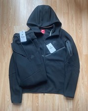 Nike Men's Tech Fleece Tracksuit Black, Size Small S Brand New with Tags