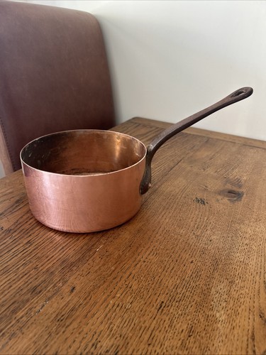 Vintage copper saucepan - copper,