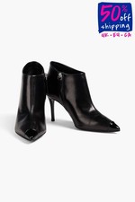 RRP€800 GIUSEPPE ZANOTTI Leather Ankle Boots US7.5 UK4.5 EU37.5 Made in Italy