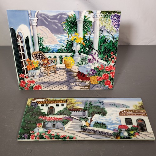Ceramic art tiles hand - x,