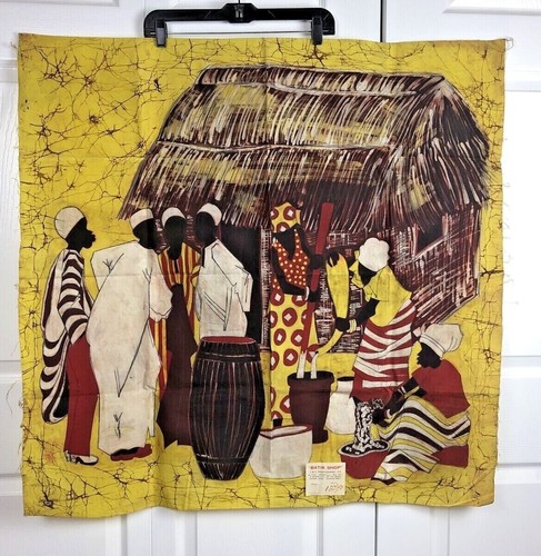 Vintage african art batik - vintage,