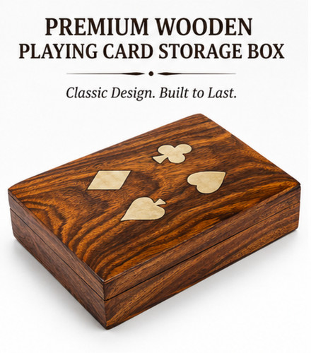 Luxury wooden handmade card - luxury,