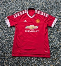 Manchester United Man United Football Shirt 2015/16 Home Size Large