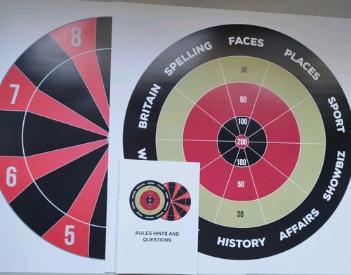 Retro party darts quiz - darts,