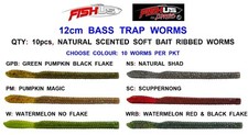 10 SCENTED FISHUS BASS TRAP