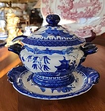 Rare Blue & White Historical