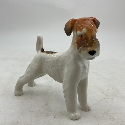 Lomonsov ussr porcelain fox - porcelain,