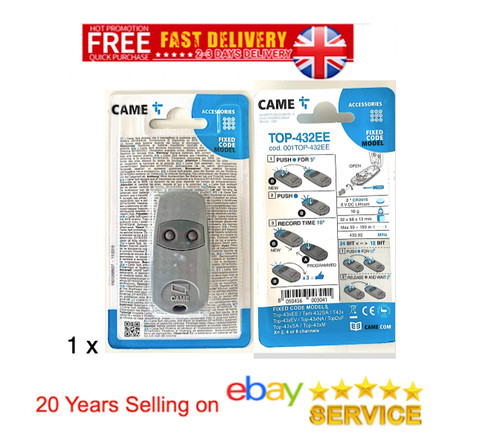 Came top432ee remote control - came,