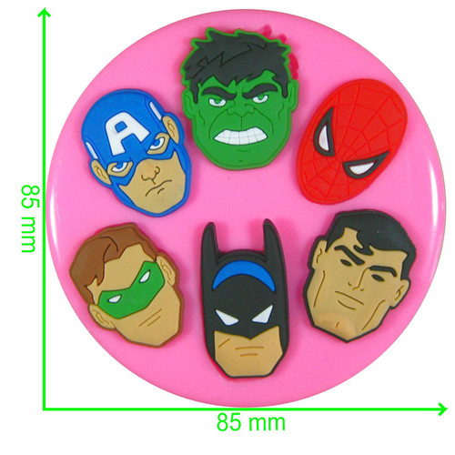 Superhero silicone mould - superhero,