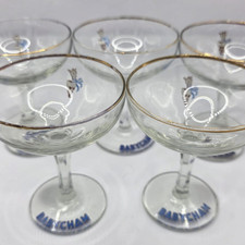 Vintage Babycham glasses 1950s