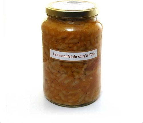 Goose cassoulet with toulouse - goose,
