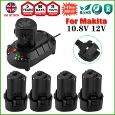 10.8V 12V Battery for Makita BL1013 BL1014 DF030D TD090D CL100DW Charger DC10WA