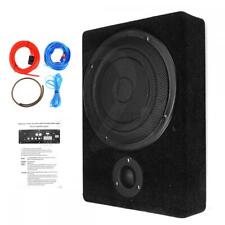Slim Underseat Car Bass 8inch 800W Subwoofer Sub Speaker Amplifier 