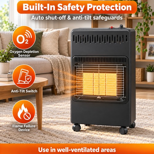 Portable gas heater 2kw free - portable, 4.2kw