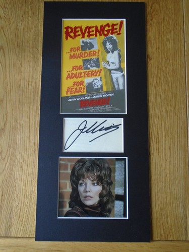 Joan collins genuine - joan, signed