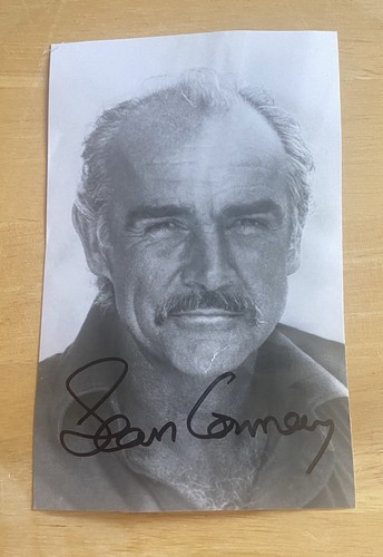 Sean connery hand signed - connery,