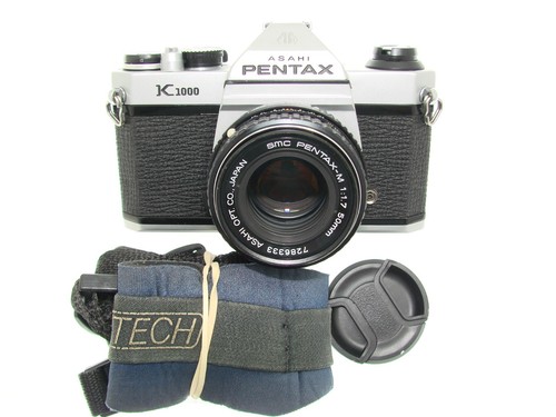 Pentax k1000 35mm film slr - k1000,