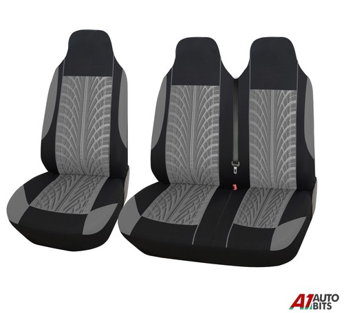 Grey soft fabric van seat - grey,