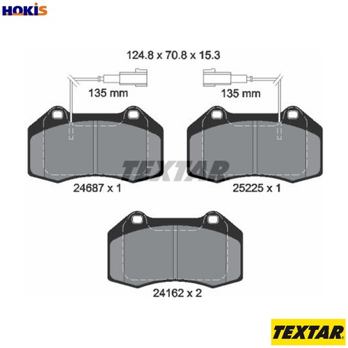 Brake pad set disc - pad,