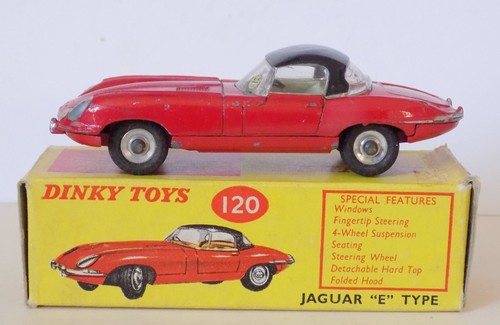 Dinky toys 120 jaguar - dinky, e