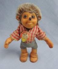Vintage Steiff Macki Hedgehog Boy Figure Doll  1960s