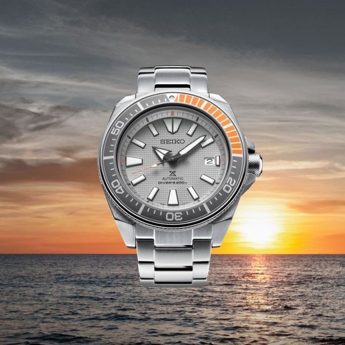 Mens watch seiko samurai dawn - mens,