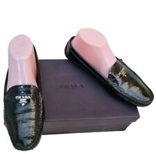 Prada Authentic Loafers Flats Pumps Ballet Shoes Sz Eur37.5 UK 4 To 4.5