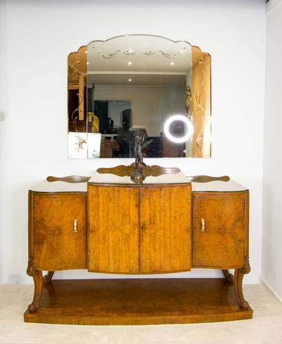 Art deco burr - art, walnut