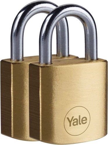 Yale pack brass padlocks - 2,