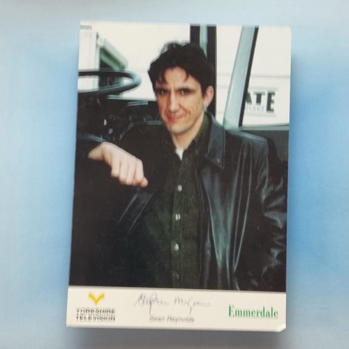 Emmerdale cast card c1995 - cast,