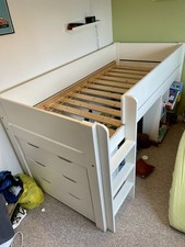 Mid Sleeper Bed w/ Drawers